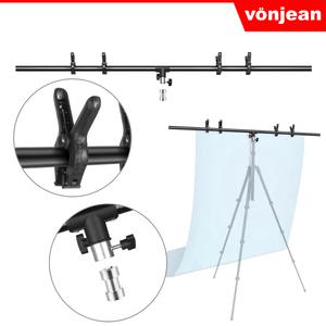 LT-216C T스탠드 크로스바 160cm + KM-054 삼각대 연결 어댑터 SET (배경천 배경지 스크린 조명스탠드 등)