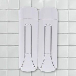 [기타]클린라인 RYSCNNVF 벽걸이 물 비누 디스펜서 2구 300ml 화이트