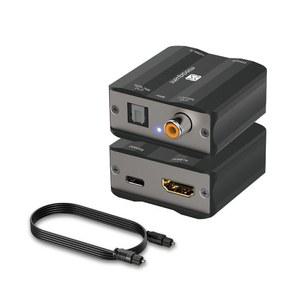 MAXSQUARE eARC /ARC HDMI to Optical /동축 오디오 추출기, 변환기, 알루미늄 케이스, TV 사운드바, 헤드폰, 앰프, 홈 시어터, TAA 호환용 PCM2.0 Dolby5.1 DTS5.1 지원