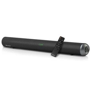 TV용 우홈 사운드바 - HDMI-ARC, Bluetooth, LED 디스플레이, 광학, USB 및 AUX 입력이 포함된 28인치 80W, 4개 스피커, 서라운드 사운드 홈 시어터 시스템