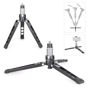미니 탁상용 삼각대 스탠드-이노렐 PW70, 1 /4인치~3 /8인치 나사 및 휴대폰 마운트 CNC 알루미늄 하우징, 카메라, 비디오 캠코더, 휴대폰, 액션 카메라용 최대 적재량 33파운드