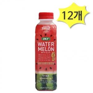 행사용 단체주문 오케이에프 워터멜론 500ml x 12개 과일 음료 탕비실 사무실간식