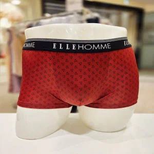 엘르이너웨어 레드 리핏하트 남성 아웃밴드 드로즈 EEMDR172 RD