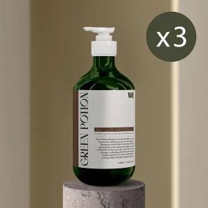 효담 1+1+1 모바웃 그린포션 어성초샴푸 1000ml (3개)