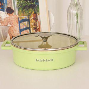 에델슈타트 라임 IH 인덕션 세라믹 전골냄비 24cm