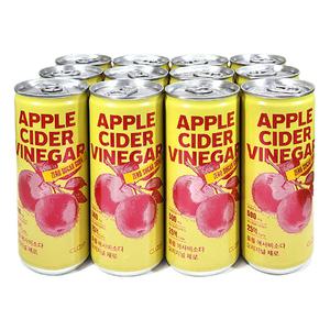 클룹 애사비소다 오리지널 제로 캔 250ml 12개 애플사이다비니거 사과초모식초 탄산음료 타트체리