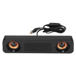 PC 2.1채널 유선 스피커 하이파이 스테레오 서브우퍼 USB 전원 3.5mm 플러그 휴대용 데스크탑 롱 TV