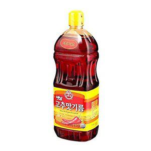 [셀러허브 패션][JHQRSOIC_52EP]오뚜기 기타기름 옛날 고추맛 기름 1.5L