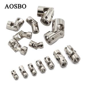 RC 보트 자동차 샤프트 커플러 금속 카단 조인트 모터 커넥터 범용 커플링 짐벌 2/2 3mm 3/3mm 17mm 4mm 5mm 6mm 8mm 10mm 12mm