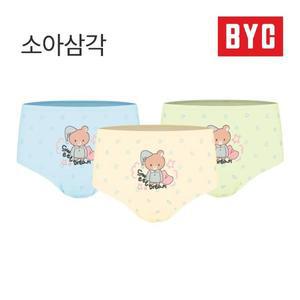 BYC 차일드림 소아 삼각팬티 여아 캐릭터팬티 순면 CCP6059
