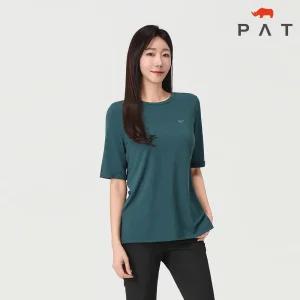 [PAT 여성] 불가리 소매 롤업 롱 티셔츠_1J45383