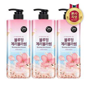 온더바디 플라워 체리블라썸 바디워시 900g x 3개