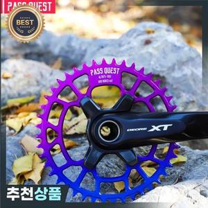 PASS QUEST 96BCD 자전거 체인링 좁은 톱니 휠 시마노 M600 11/12 속도 모노플레이트