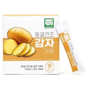 유기농 감자가루 분말스틱 4gx30포 국내산 동결건조 생감자
