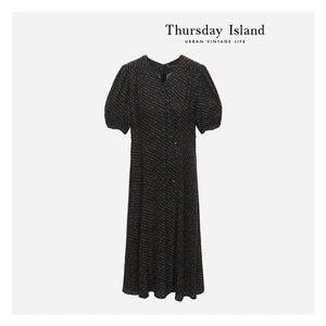[써스데이아일랜드][Thursday Island] 브이넥 잔꽃 패턴 원피스(T234MOP239W)