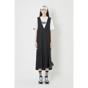 [럭키슈에뜨](센텀시티점) 슬리브 리스 롱 원피스 리오더 (LQDAM25600BKX)