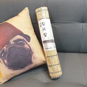 갈대발 고급 미니 45x90 문발 나무 창 목각발 커튼