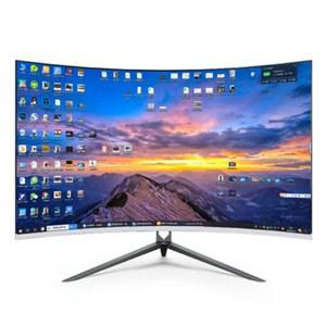 와이드모니터 32인치 주식투자 커브 곡선 pc 주식 1K 스마트모니터 표준 인치 곡면