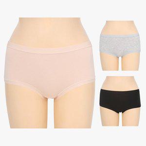 [애니바디](광주신세계)면 모달 3매입 팬티 솔리드 ANPD23A7000