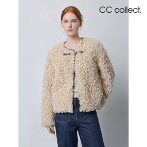 [CC콜렉트](대구신세계)[CC collect]씨씨콜렉트 [C-Exclusive]페이크 시어링 퍼 자켓 C244PSJ161