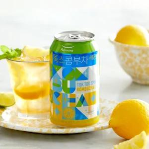 풀무원 레몬 톡스콤부차 스파클링 350ml 