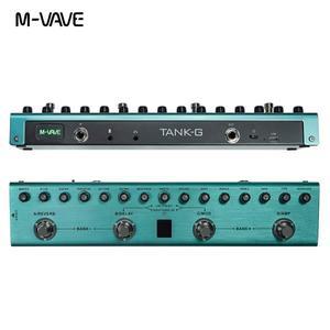 M-VAVE 탱크 G 기타 멀티 이펙트 페달 충전식 36 프리셋 프리앰프 슬롯 9 개 IR 캡 8 3 변조 지연 리버브