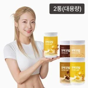 꼬박꼬밥 고단저당 대용량 단백질 쉐이크 400g x 2통
