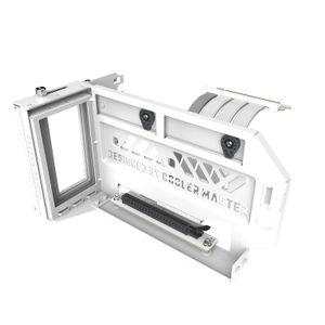 쿨러마스터 버티칼 GPU 카드 홀더 키트 V3 화이트 프리미엄 라이저 케이블 PCIE 4.0 x16-165mm PCIe 3.0 호