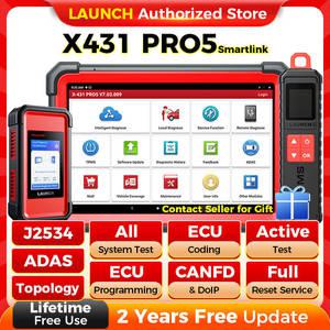 런치진단기 Launch X431 PRO5 SmartLink 차량용 진단 J2534 자동 OBD2 스캐너 pk X-431 V PRO3