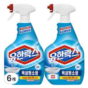 유한락스 욕실청소용 세정제, 900ml, 6개