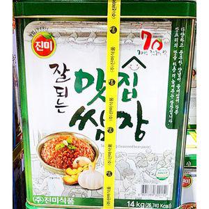 쌈장 진미식품 14K식당용쌈장 식당용양념쌈장 양념쌈장 업소용쌈장 고기쌈