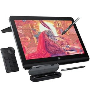 화면이 있는 XPPen 4K UHD 아티스트 프로 19세대 2 드로잉 태블릿, 156% sRGB 그래픽 10억 7천만 색상의 안티 글레어 모니터, 듀얼 16384 펜 압력 스타일러스, 미니 키다이얼, 18.4인치