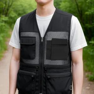 여름 메쉬조끼 등산 낚시 노가다조끼 멀티수납 포켓 산업