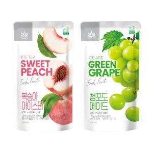 [내일도착] 발란스그로우 에이드 2종 230ml X 20팩 (복숭아+청포도 각 10팩)
