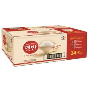 [CJ제일제당] 햇반 200gx24개 1박스 25.09.26일까지