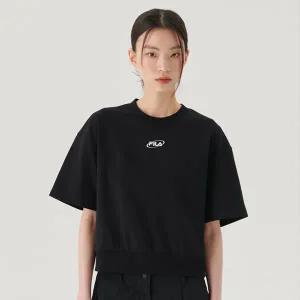 [휠라](신세계 사우스시티)[FILA] 세미크롭 포켓 반팔티 (FS2RSG2157F_BLK)