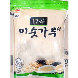 뚜레반 무설탕 17곡 미숫가루 카페 선식파우치 1kg