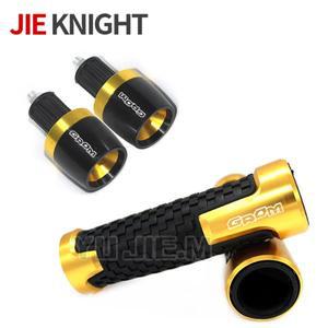 CNC 오토바이 핸들 바 그립 스터어 에인디지트 캡 플러그Msx125 Grom 2013- 7/8 인치 22mm