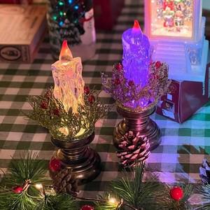 아트박스 부카즈 bookaz 크리스마스 리스오브제 led 캔들라이트
