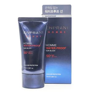 엔프라니 옴므 선블록 70ml SPF50 남성용선크림