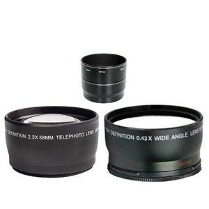 [관부가세포함] Nikon 니콘 Coolpix P7700 P7800용 0.43x 광각 렌즈 및 2.2x 망원