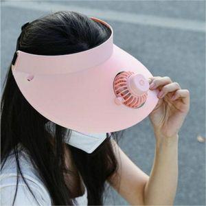 야구엄지보호대 USB 충전 선풍기 모자 회전식 3 단 속도 여름 열 보호
