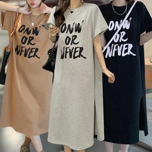 여성 데일리 여름 반팔 박스 롱 긴 원피스 40대원피스 반팔박스원피스 반팔원피스 여성여름원피스 반팔롱