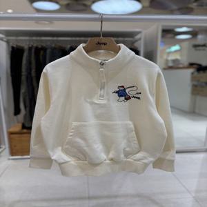 낚시 곰 반넥 아노락 맨투맨 티셔츠 초등고학년옷 KQ1TSU812-IV