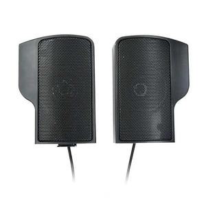 PC 2.채널 강력한 라우드 스피커 컴팩트 서라운드 사운드 효과 USB 라인 컨트롤러 노트북 바 유선 앰프 1