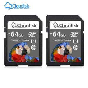 SD 카드 2 팩 U3 V30 XC UHS-I 4K UHD 플래시 메모리 카메라 자동차 DV SLR용 4GB 8GB GB HC C0 3GB 6