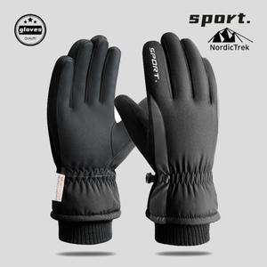 NordicTrek  아웃도어 3중 보온 남성 스포츠  방수 방한 등산 스키 보드 기모 터치스크린 기능 장갑