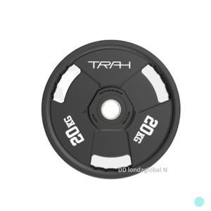트라히어 우레탄 홈짐 헬스 중량 하체 바벨 원판 20kg