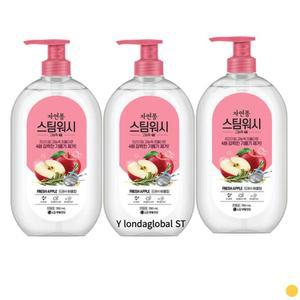 자연퐁 주방세제 추천 애플향 기름기 제거 750ml 3개