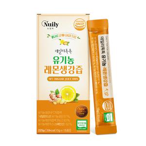 유기농 레몬 생강즙 스틱 무설탕